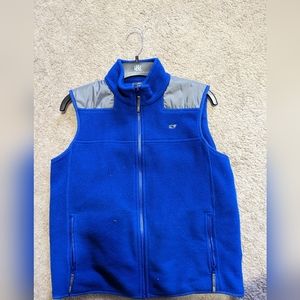 Vineyard Vines blue/gray vest Boys small